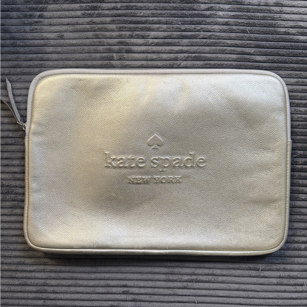 kate spade New York Metallic Gold Laptop/Tablet Sleeve
